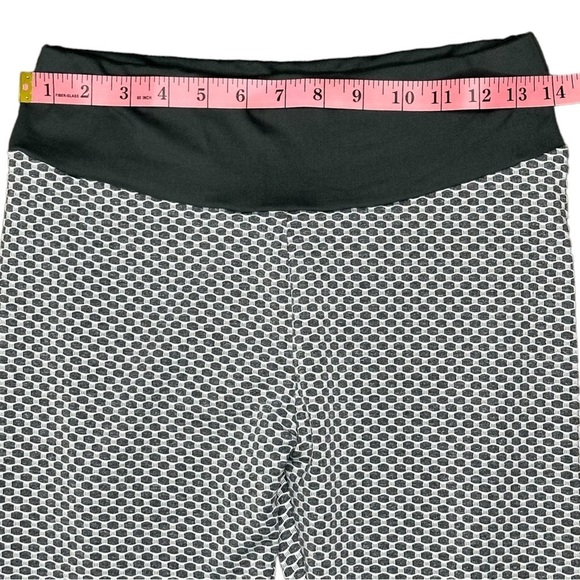 Grey High Waisted Spandex Yoga Leggings - Picture 8 of 16